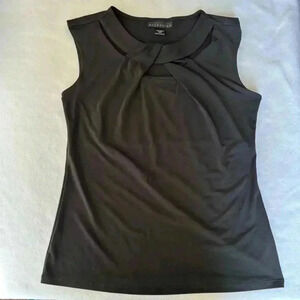 Attention Black Tank Top